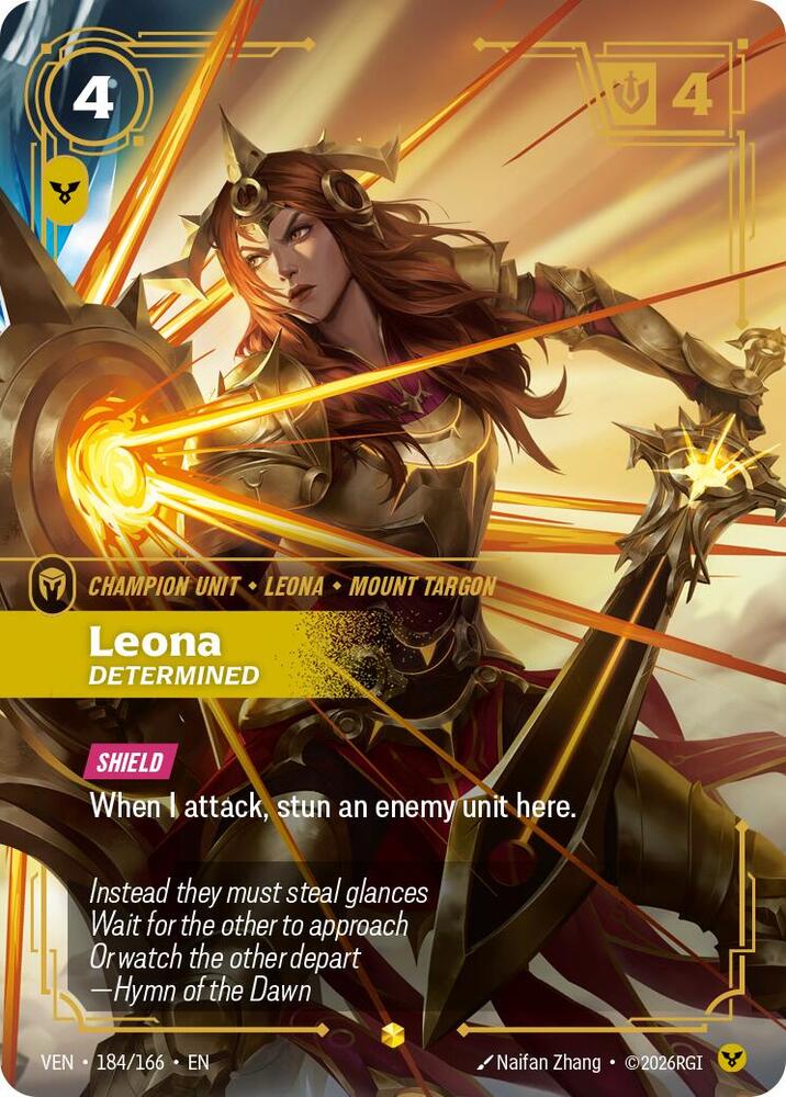 [Vendetta] Leona, Determined (Overnumbered) — 184/166