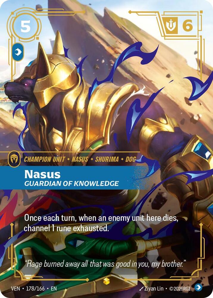 [Vendetta] Nasus, Guardian of Knowledge (Overnumbered) — 178/166