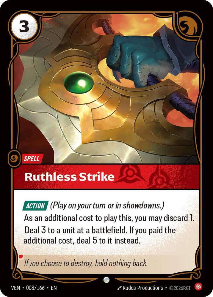 [Vendetta] Ruthless Strike — 008/166