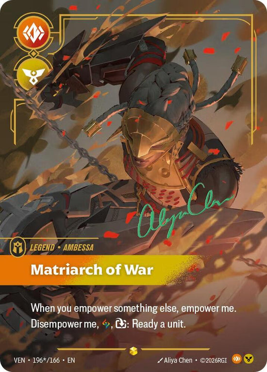 [Vendetta] Ambessa, Matriarch of War (Signature) — 196*/166