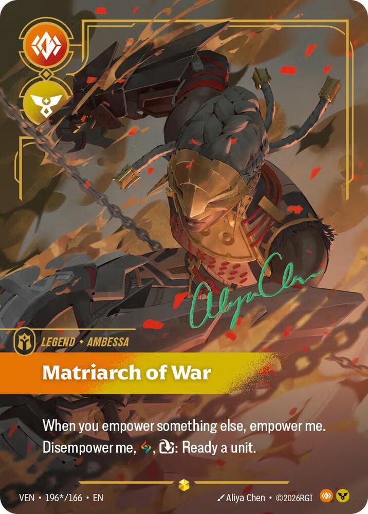 [Vendetta] Ambessa, Matriarch of War (Signature) — 196*/166