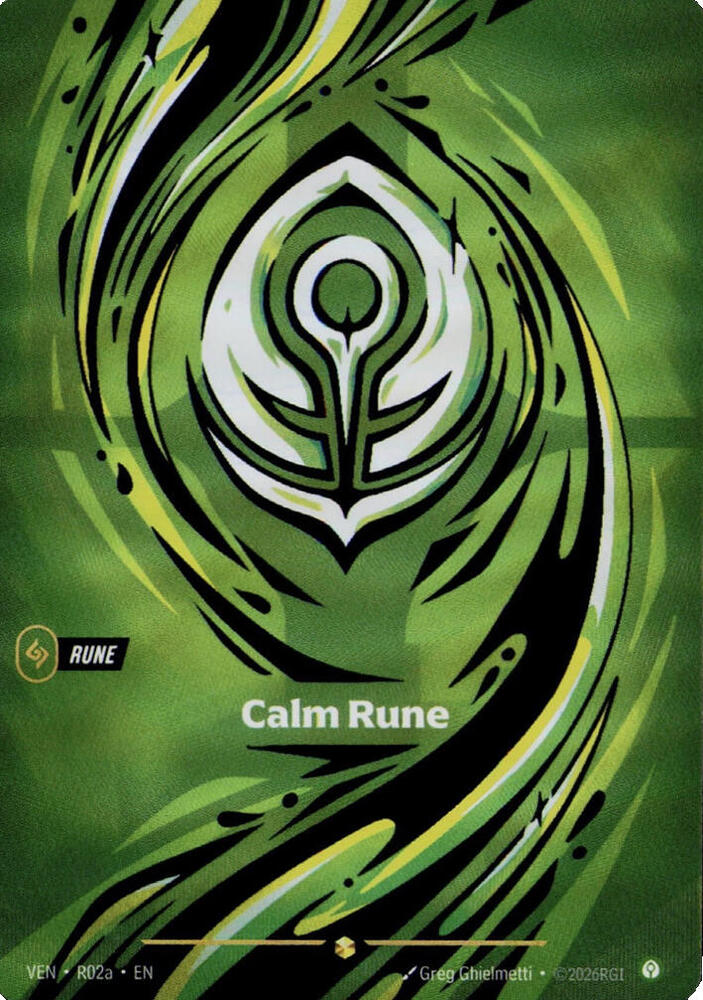[Vendetta] Calm Rune (R02a) — R02a