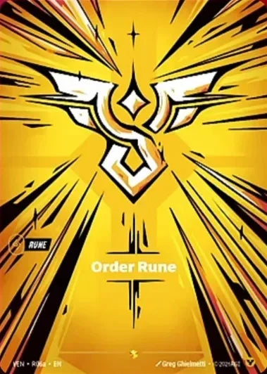 [Vendetta] Order Rune (R06a) — R06a