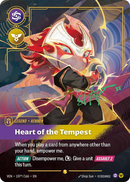 [Vendetta] Kennen, Heart of the Tempest (Signature) — 197*/166