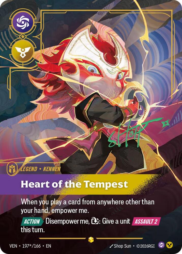 [Vendetta] Kennen, Heart of the Tempest (Signature) — 197*/166