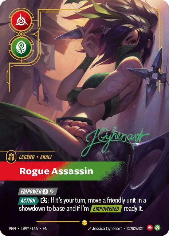 [Vendetta] Akali, Rogue Assassin (Signature) — 189*/166